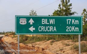 Segundo tramo de la carretera Sahsa-Puerto Cabezas