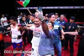 Así se vivió la velada boxística "El Desafío" en el Polideportivo Alexis Argüello