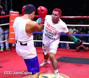Así se vivió la velada boxística "El Desafío" en el Polideportivo Alexis Argüello