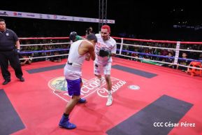 Así se vivió la velada boxística "El Desafío" en el Polideportivo Alexis Argüello