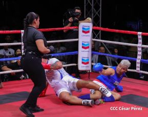 Así se vivió la velada boxística "El Desafío" en el Polideportivo Alexis Argüello