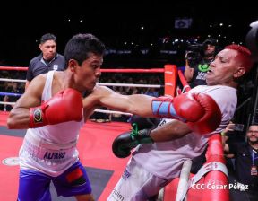 Así se vivió la velada boxística "El Desafío" en el Polideportivo Alexis Argüello