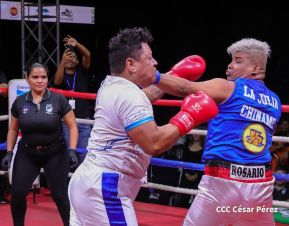 Así se vivió la velada boxística "El Desafío" en el Polideportivo Alexis Argüello