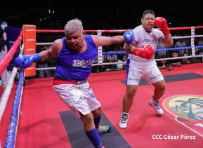 Así se vivió la velada boxística "El Desafío" en el Polideportivo Alexis Argüello
