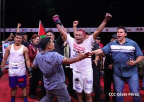 Así se vivió la velada boxística "El Desafío" en el Polideportivo Alexis Argüello