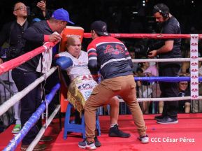 Así se vivió la velada boxística "El Desafío" en el Polideportivo Alexis Argüello