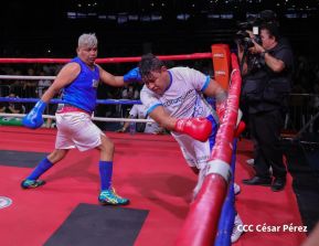 Así se vivió la velada boxística "El Desafío" en el Polideportivo Alexis Argüello