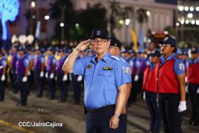 Conmemoración de los 45 años de fundación de la Policía Nacional y el Ministerio del Interior