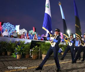 Conmemoración de los 45 años de fundación de la Policía Nacional y el Ministerio del Interior