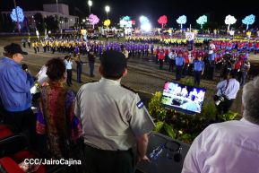 Conmemoración de los 45 años de fundación de la Policía Nacional y el Ministerio del Interior