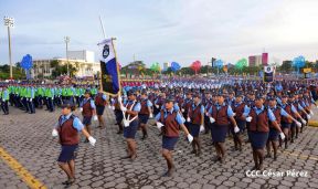Conmemoración de los 45 años de fundación de la Policía Nacional y el Ministerio del Interior