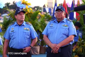 Conmemoración de los 45 años de fundación de la Policía Nacional y el Ministerio del Interior