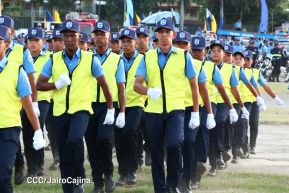 Conmemoración de los 45 años de fundación de la Policía Nacional y el Ministerio del Interior