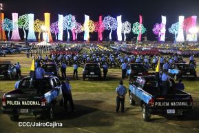 Conmemoración de los 45 años de fundación de la Policía Nacional y el Ministerio del Interior