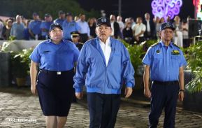 Conmemoración de los 45 años de fundación de la Policía Nacional y el Ministerio del Interior
