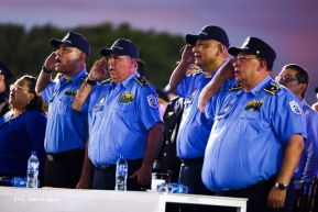 Conmemoración de los 45 años de fundación de la Policía Nacional y el Ministerio del Interior