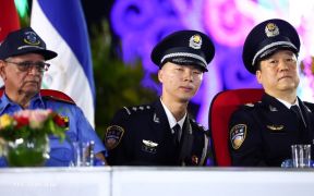 Conmemoración de los 45 años de fundación de la Policía Nacional y el Ministerio del Interior