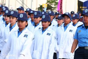 Conmemoración de los 45 años de fundación de la Policía Nacional y el Ministerio del Interior