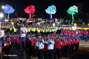 Conmemoración de los 45 años de fundación de la Policía Nacional y el Ministerio del Interior