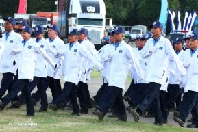 Conmemoración de los 45 años de fundación de la Policía Nacional y el Ministerio del Interior