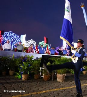 Conmemoración de los 45 años de fundación de la Policía Nacional y el Ministerio del Interior