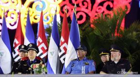 Conmemoración de los 45 años de fundación de la Policía Nacional y el Ministerio del Interior