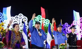 Conmemoración de los 45 años de fundación de la Policía Nacional y el Ministerio del Interior