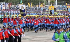 Conmemoración de los 45 años de fundación de la Policía Nacional y el Ministerio del Interior