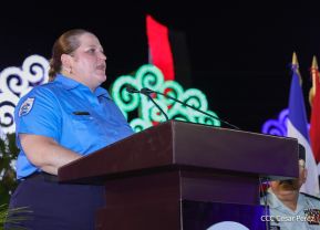 Conmemoración de los 45 años de fundación de la Policía Nacional y el Ministerio del Interior