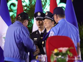 Conmemoración de los 45 años de fundación de la Policía Nacional y el Ministerio del Interior