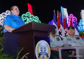 Conmemoración de los 45 años de fundación de la Policía Nacional y el Ministerio del Interior