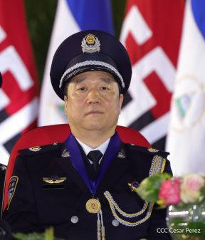 Conmemoración de los 45 años de fundación de la Policía Nacional y el Ministerio del Interior