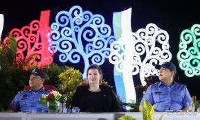 Conmemoración de los 45 años de fundación de la Policía Nacional y el Ministerio del Interior