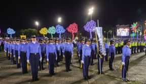 Conmemoración de los 45 años de fundación de la Policía Nacional y el Ministerio del Interior