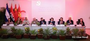 Autoridades nicaragüenses se reúnen con delegación de la República Popular China encabezada por Huang Xiaowei