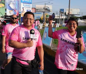  Caminata "Yo Corro por Ellas", por la prevención y lucha contra el cáncer de mama