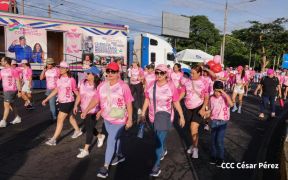  Caminata "Yo Corro por Ellas", por la prevención y lucha contra el cáncer de mama