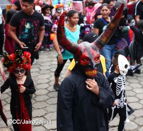 Los Agüizotes se toman las calles y avenidas de Masaya 