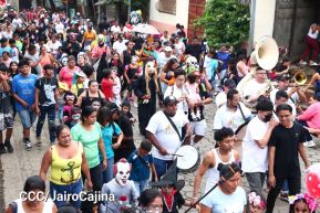 Los Agüizotes se toman las calles y avenidas de Masaya 