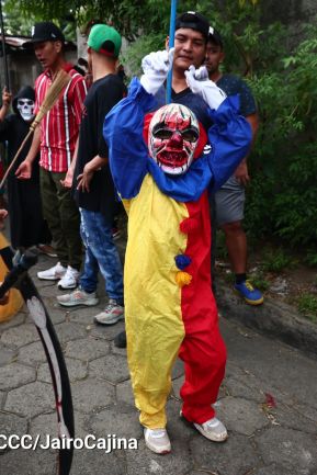 Los Agüizotes se toman las calles y avenidas de Masaya 