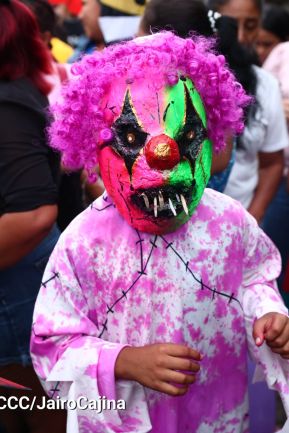 Los Agüizotes se toman las calles y avenidas de Masaya 