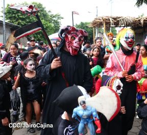 Los Agüizotes se toman las calles y avenidas de Masaya 