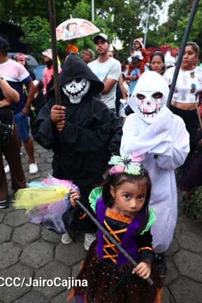 Los Agüizotes se toman las calles y avenidas de Masaya 