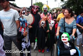 Los Agüizotes se toman las calles y avenidas de Masaya 