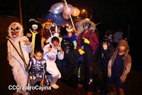 Los Agüizotes se toman las calles y avenidas de Masaya 