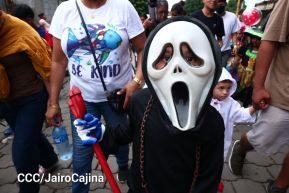 Los Agüizotes se toman las calles y avenidas de Masaya 