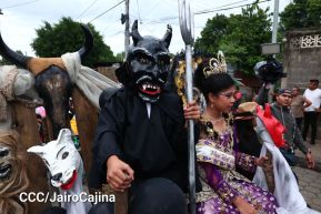 Los Agüizotes se toman las calles y avenidas de Masaya 
