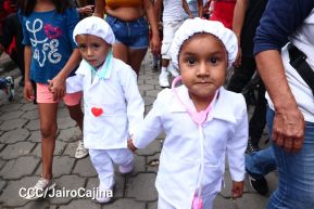 Los Agüizotes se toman las calles y avenidas de Masaya 