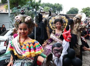 Los Agüizotes se toman las calles y avenidas de Masaya 