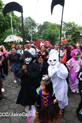 Los Agüizotes se toman las calles y avenidas de Masaya 